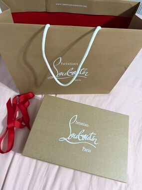 New empty Christian Louboutin box and bag